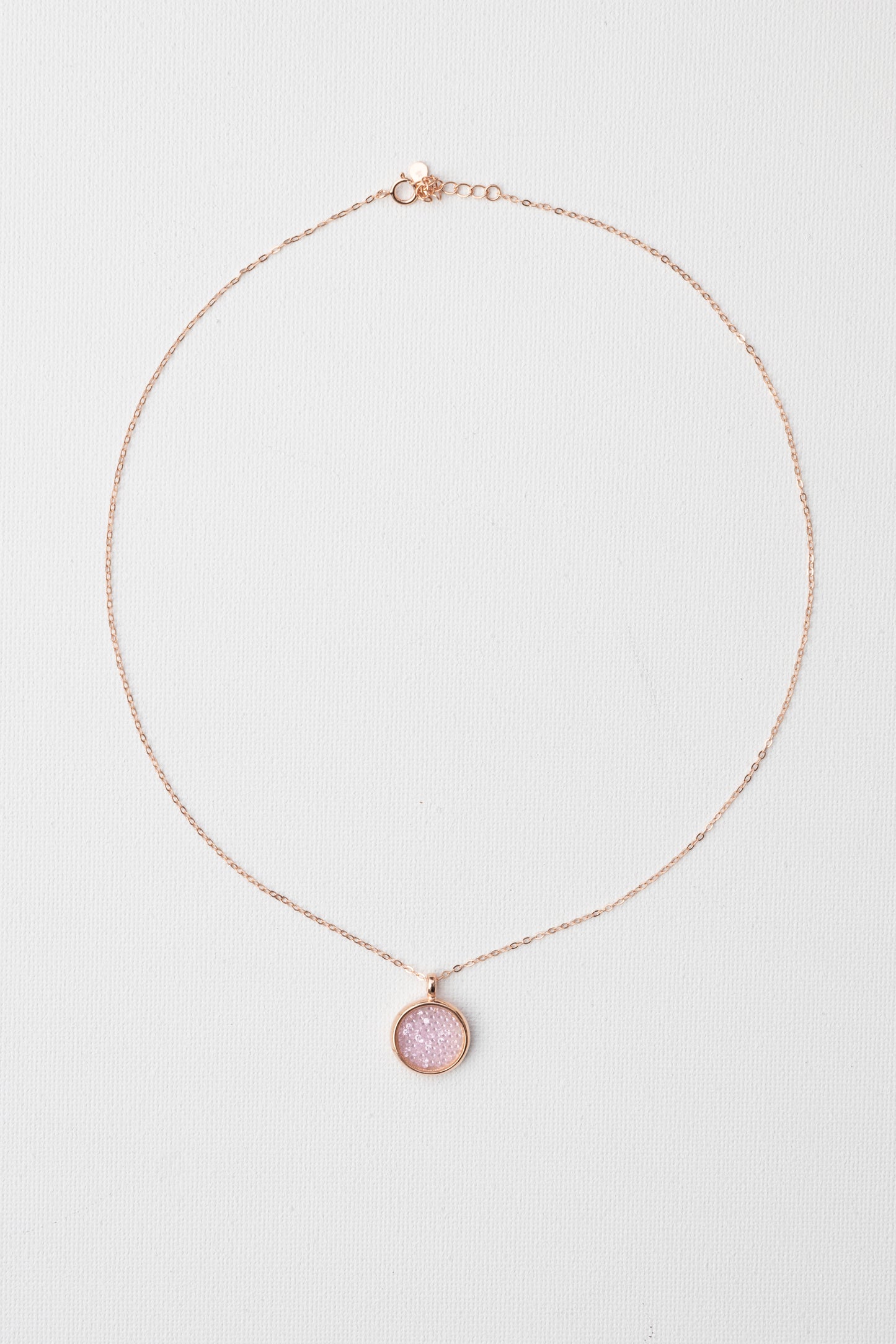 Drift Sand Pink Cubic Zirconia Pendant