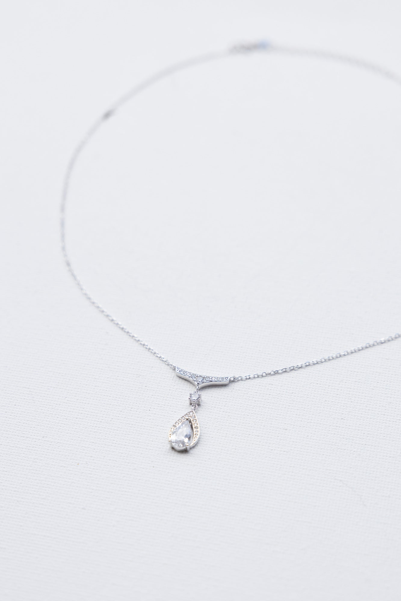 Pear Pendant Necklace