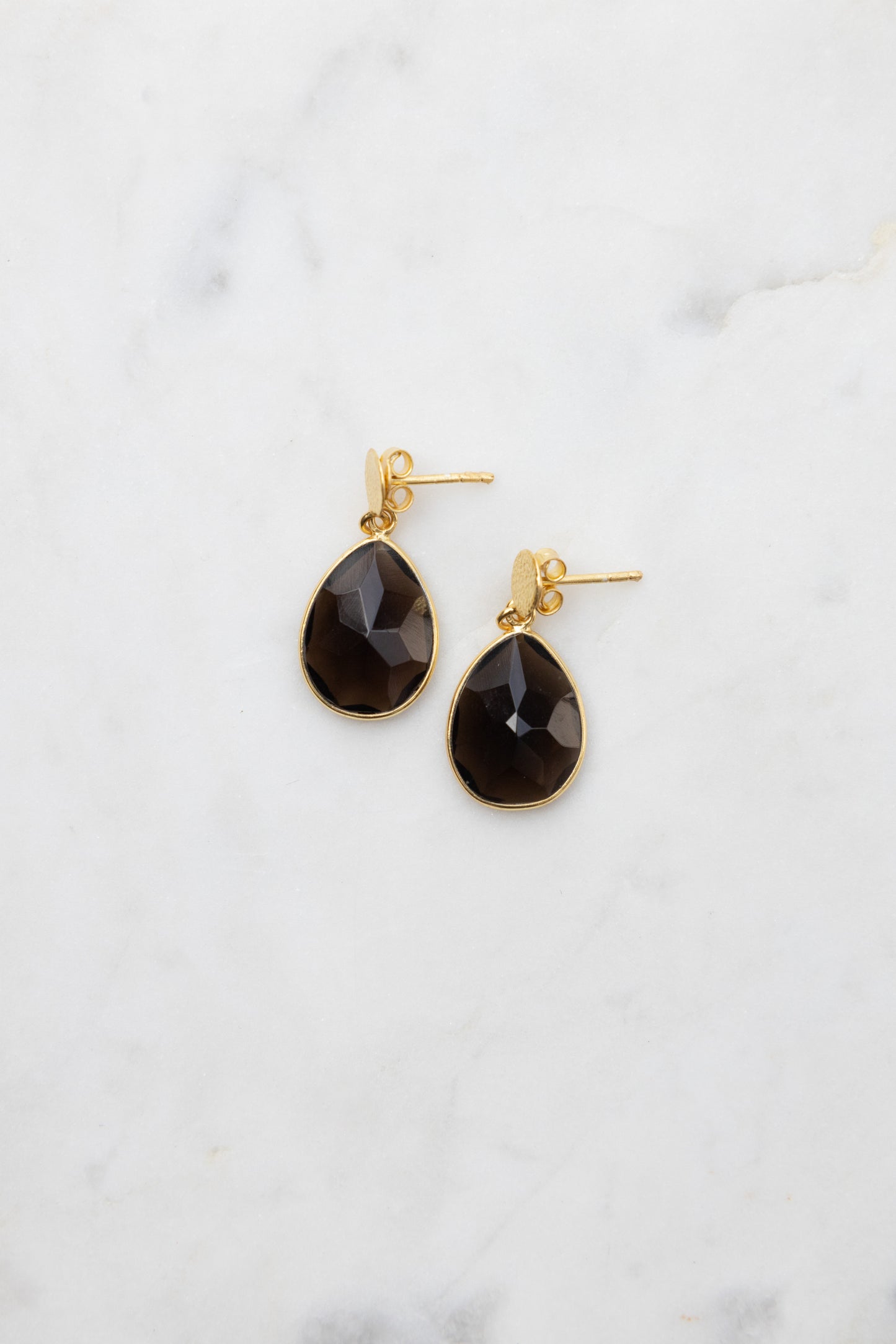 Smoky Quartz Drop Earrings