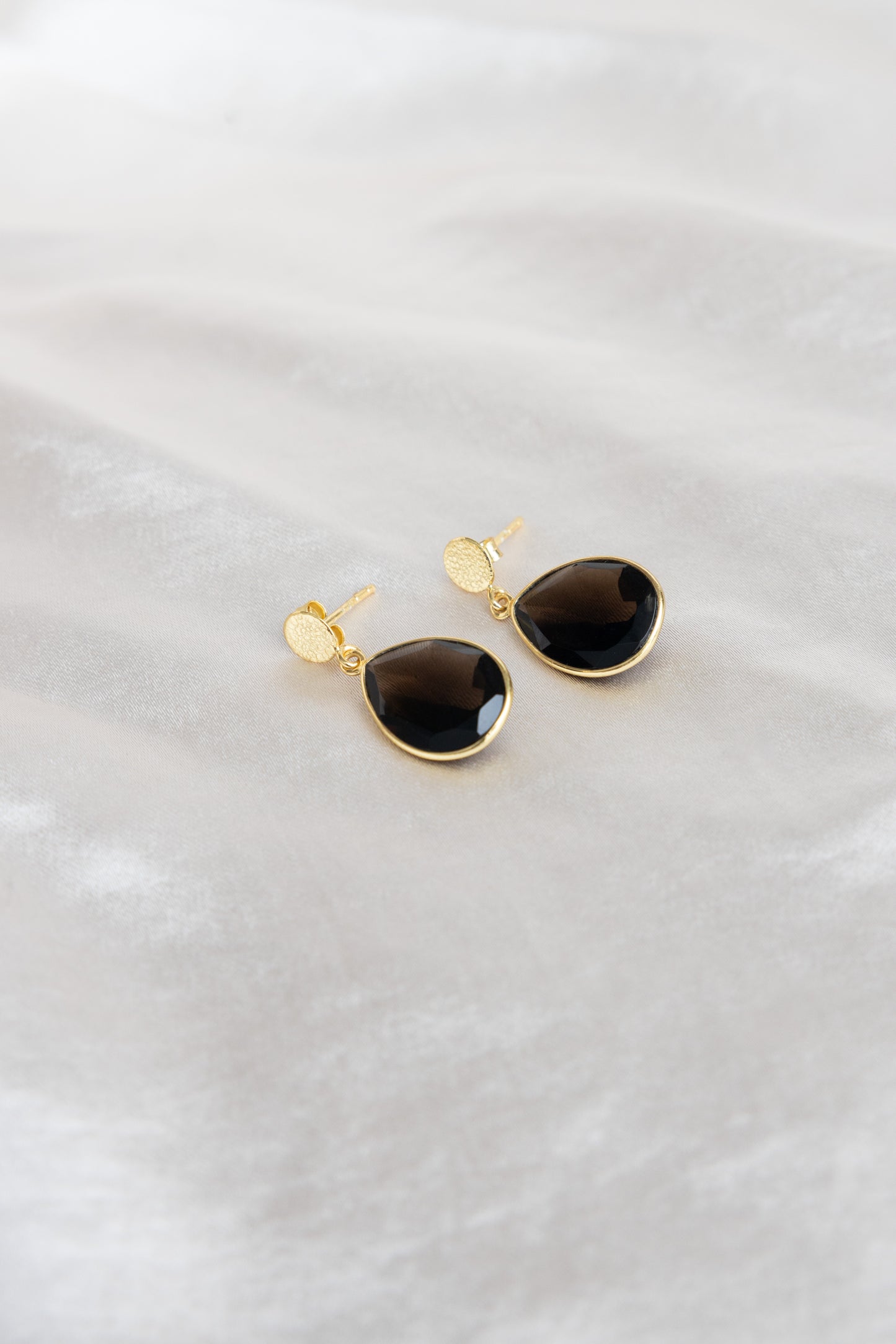 Smoky Quartz Drop Earrings