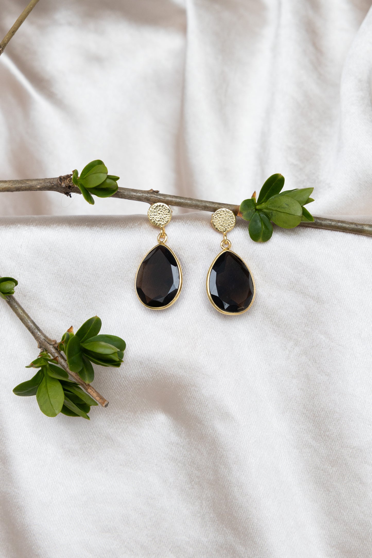 Smoky Quartz Drop Earrings