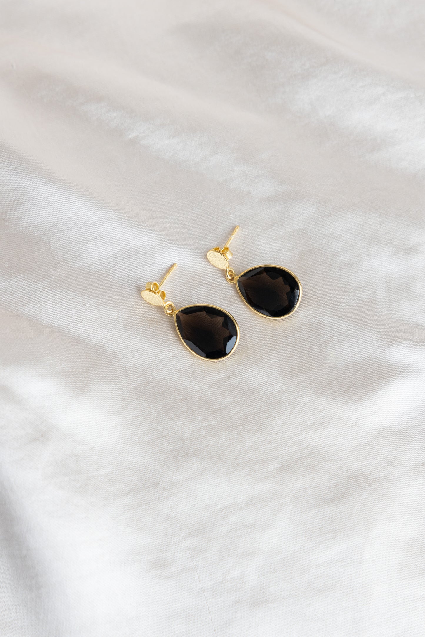 Smoky Quartz Drop Earrings