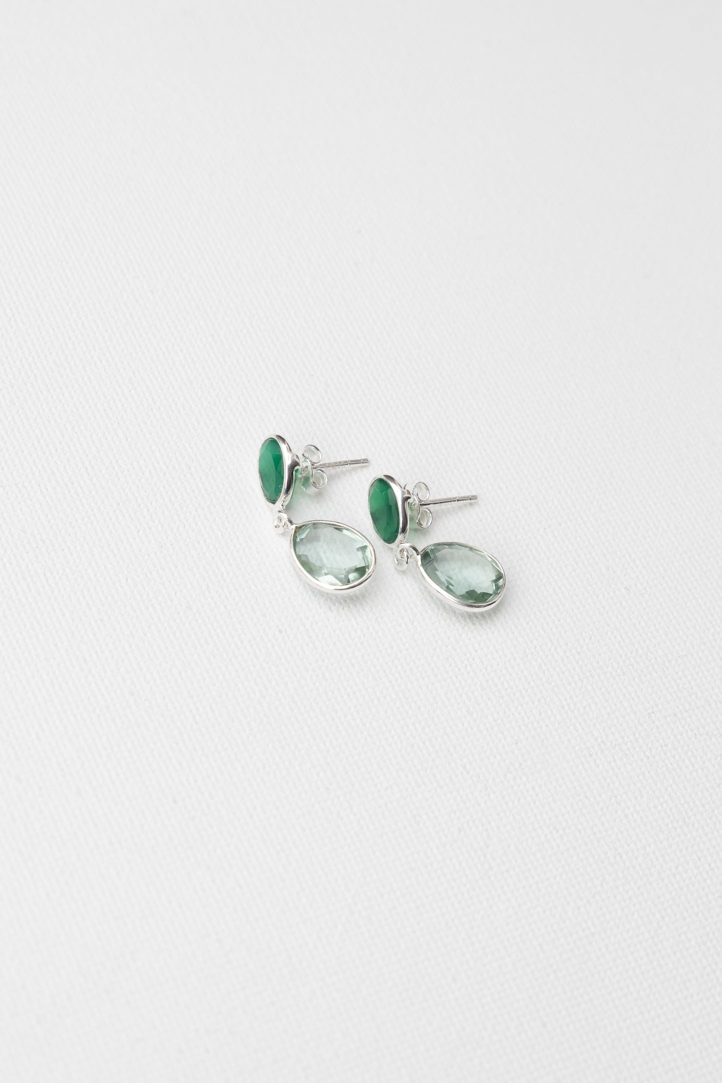 Green Onyx and Green Amethyst