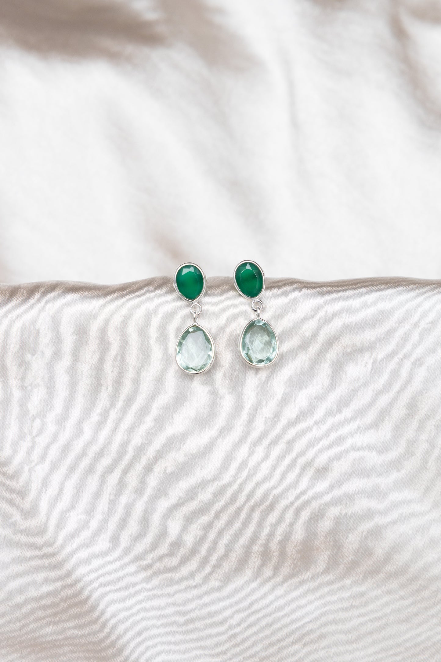 Green Onyx and Green Amethyst