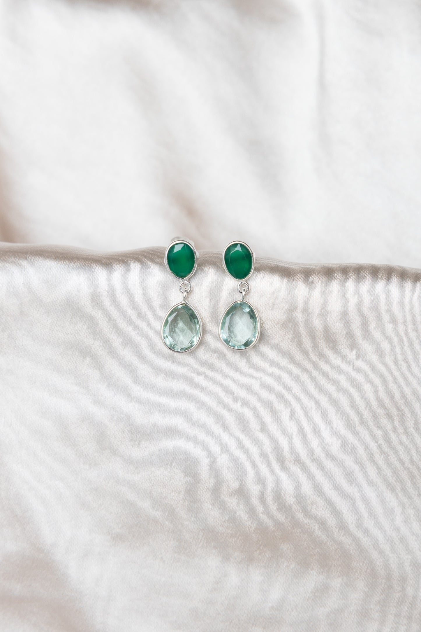 Green Onyx and Green Amethyst