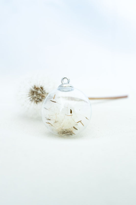 Make a Wish Handcrafted Dandelion Necklace