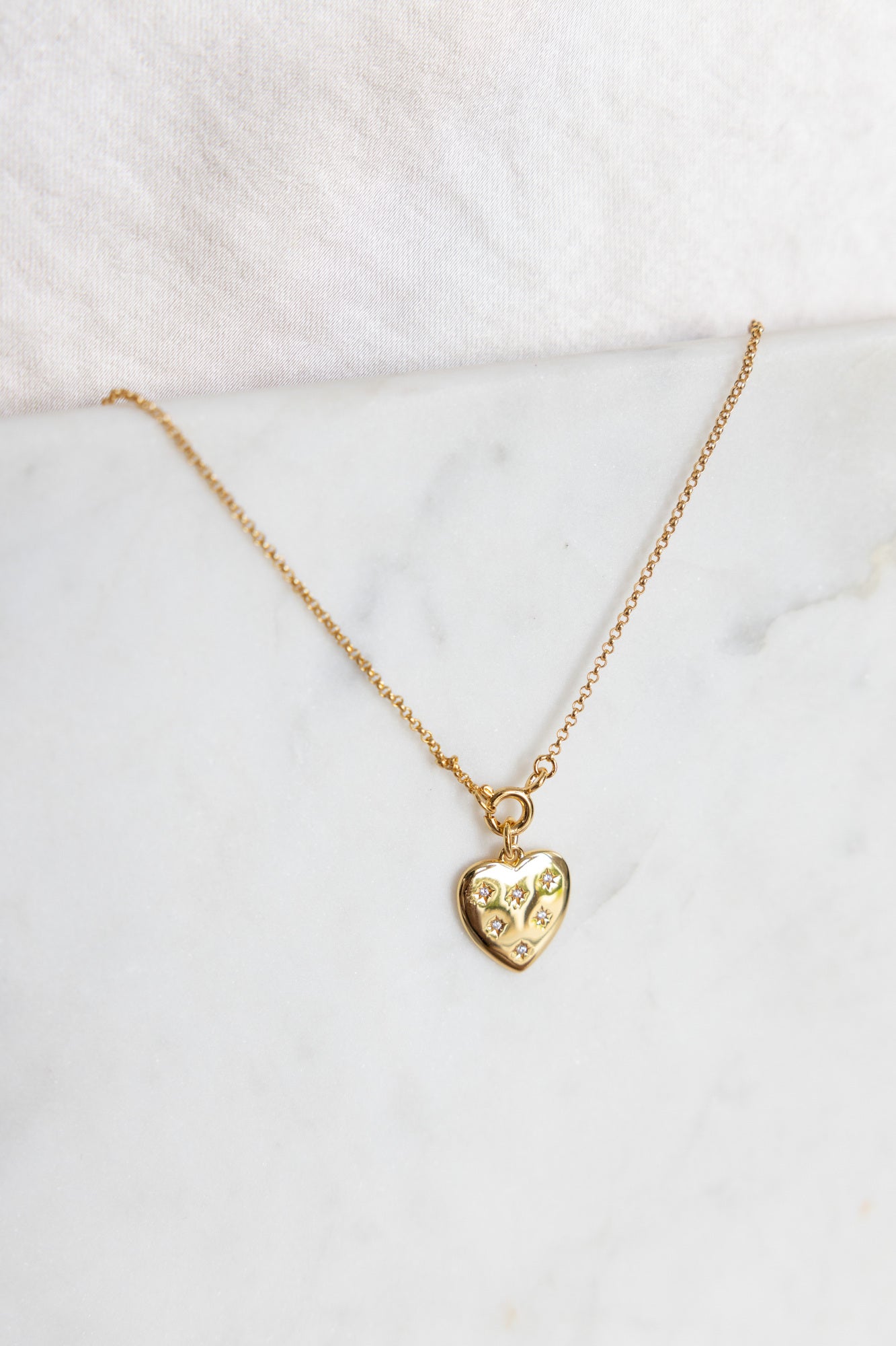 Stardust Heart Necklace