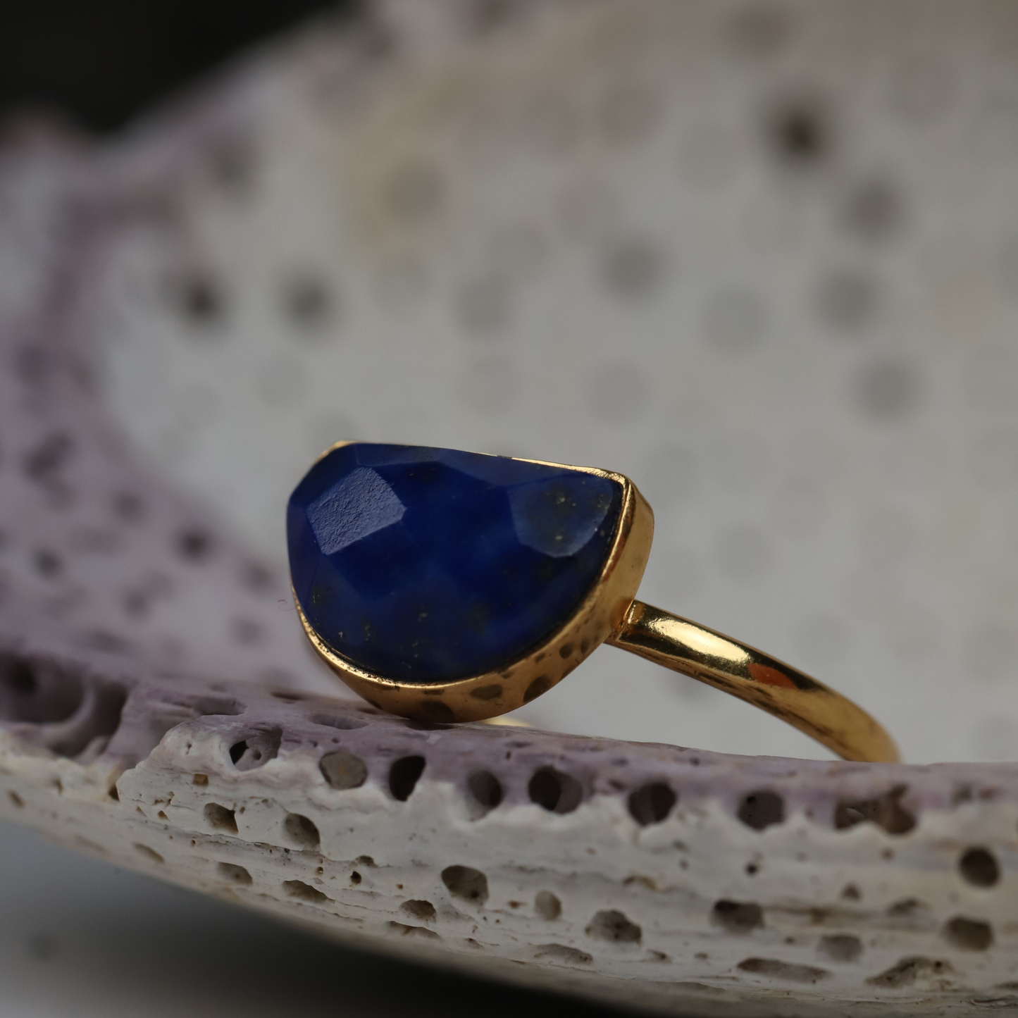 Lapiz Lazuli 925 Silver Ring