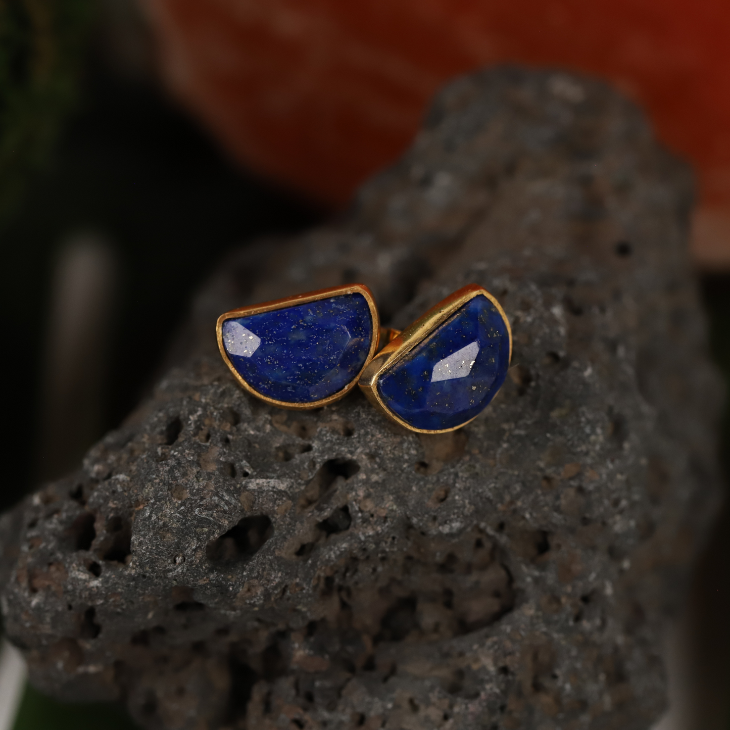 Lapiz Lazuli 925 Silver Earrings
