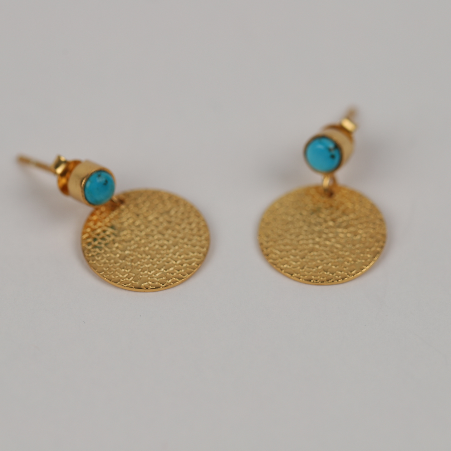 Turquoise Drop 925 Silver Earrings