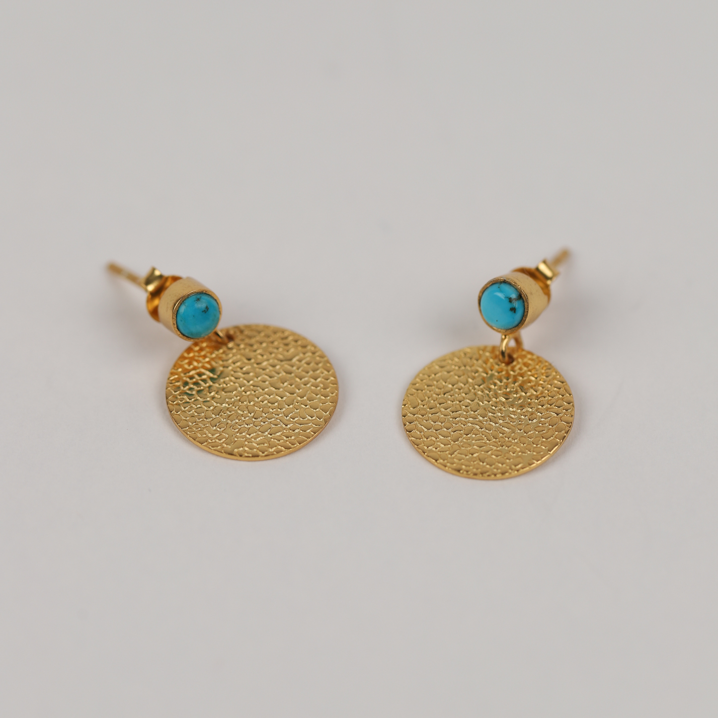 Turquoise Drop 925 Silver Earrings